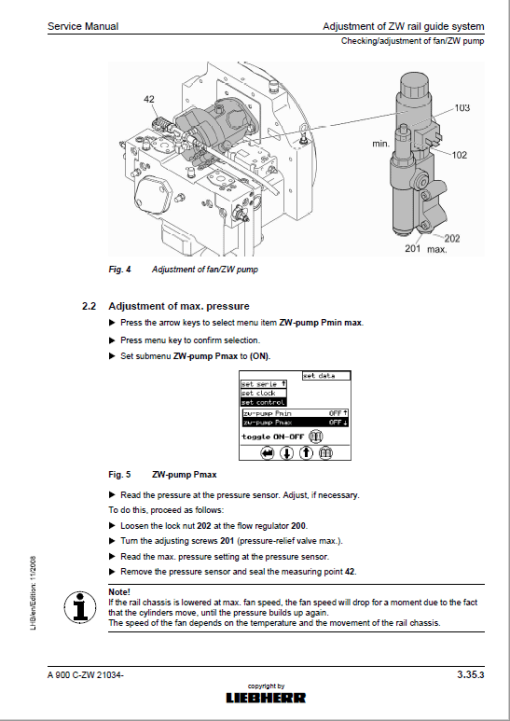 Liebherr A900C ZW Litronic Excavator Service Manual - Image 2