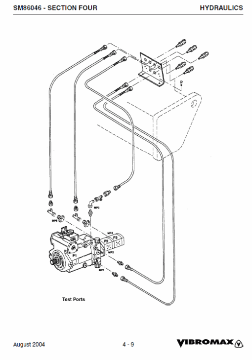 JCB Vibromax VM46 Single Drum Roller Service Manual - Image 4