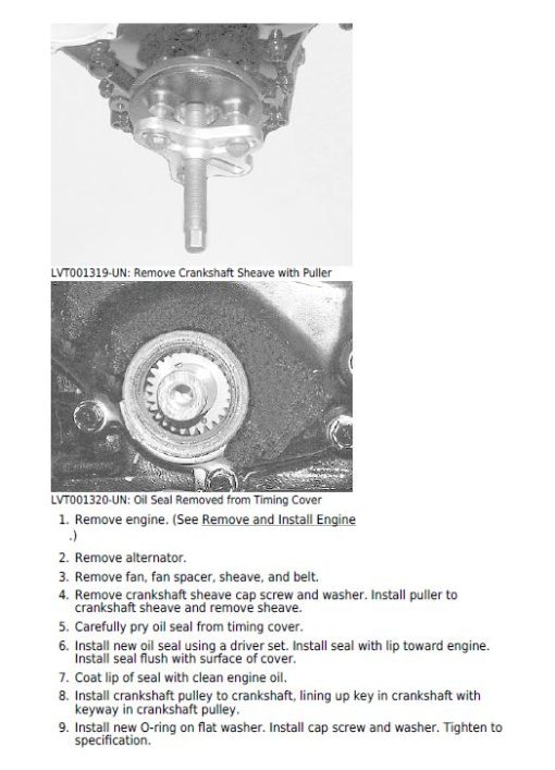 John Deere X750, X754, X758 Lawn Tractors  Repair Technical Manual (SN 040001 - ) - Image 2