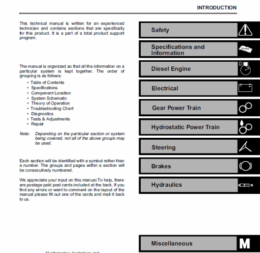 John Deere 4100 Compact Utility Tractors Technical Manual (TM1630) - Image 4