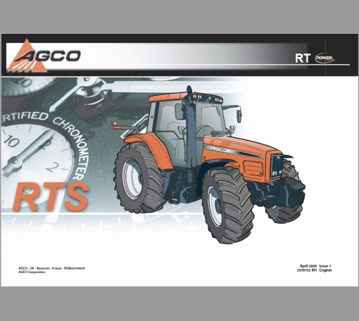 AGCO RT100, RT120, RT135, RT150 PowerMaxx CVT Service Manual - Image 2