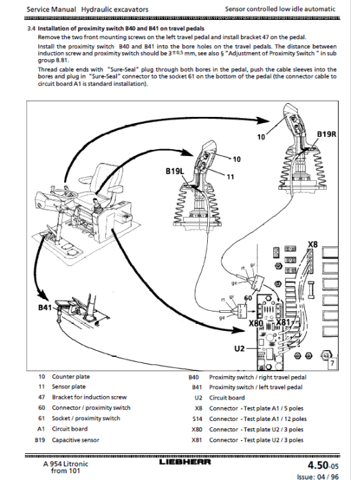 Liebherr A934, A934B, A944HD, A944B-HD, A954HD, A954B-HD Litronic Excavator Manual - Image 2