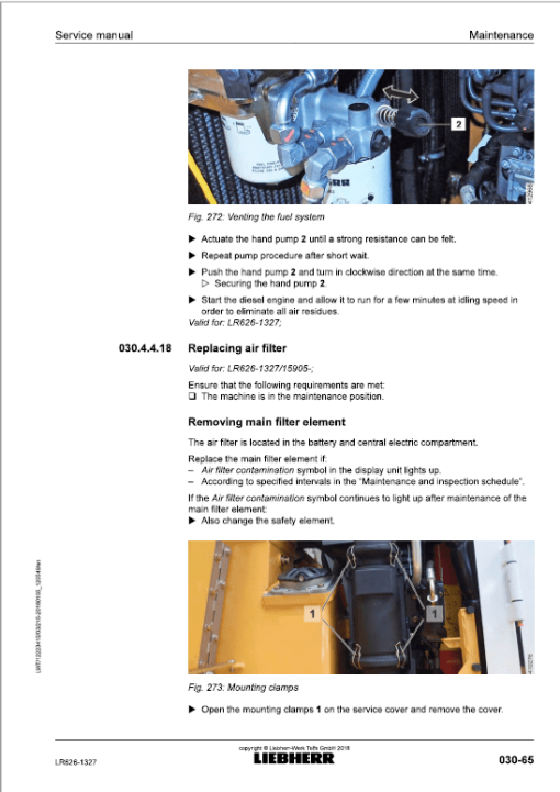 Liebherr LR 626 Crawler Dozer Service Repair Service Manual - Image 2