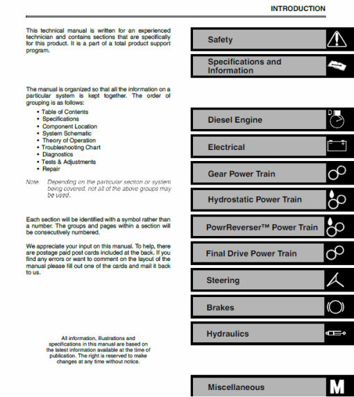 John Deere 4500, 4600 and 4700 Tractor Repair Technical Manual - Image 3