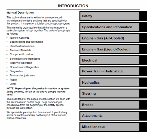 John Deere X465, X475, X485, X575 and X585 Garden Tractor Technical Manual - Image 3