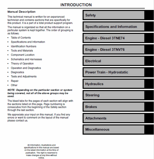 John Deere X495 and X595 Garden Tractors Technical Manual (TM2024) - Image 3