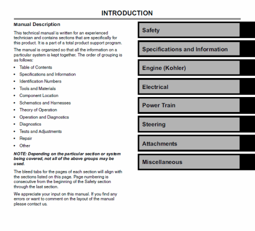 John Deere G100 and G110 Garden Tractors Technical Manual (TM2020) - Image 3