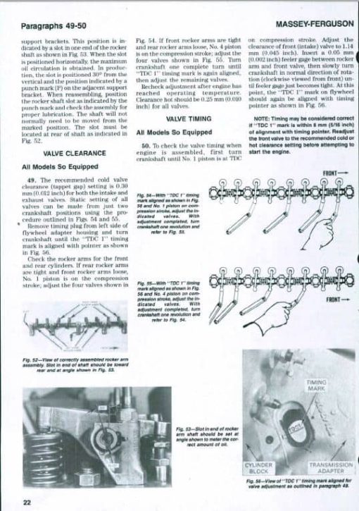 Massey Ferguson MF 255, MF 265, MF 270, MF 275, MF 290 Tractor Service Manual - Image 2