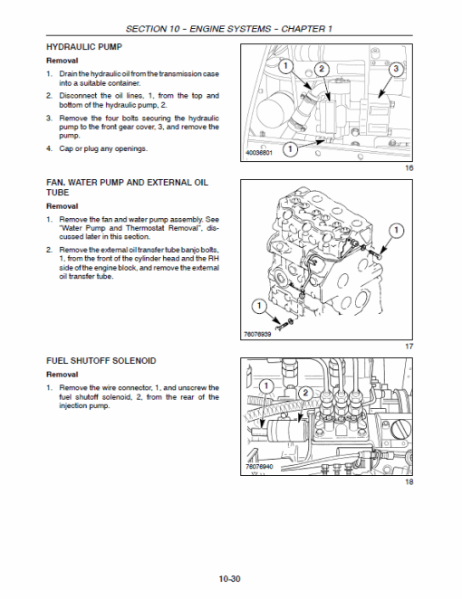 New Holland 1020 Boomer, 1025 Boomer, 1030 Boomer Tractor Repair Service Manual - Image 2