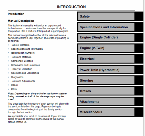 John Deere X110, X120, X140 Tractors Technical Manual (TM2373) - Image 3