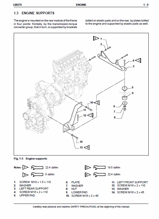 New Holland LW270 Wheel Loaders Service Manual - Image 2