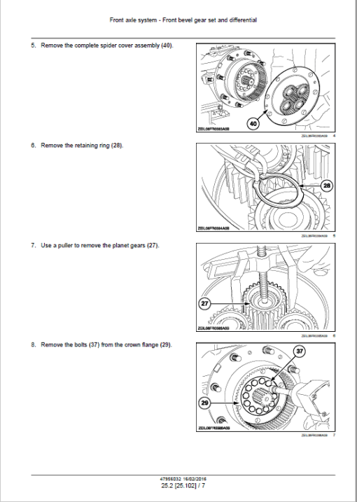 New Holland FR480, FR550, FR650, FR780, FR850, FR850 Forage Harvester Service Manual - Image 2