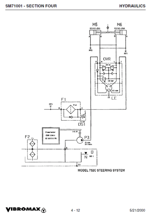 JCB Vibromax 752C Tandum Drum Roller Service Manual - Image 2