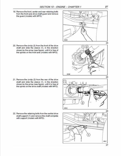 Case JX95 Straddle Tractor Service Manual - Image 2