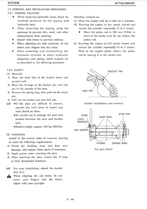 Kobelco SK045, SK045-2, SK050 Excavator Repair Service Manual - Image 2