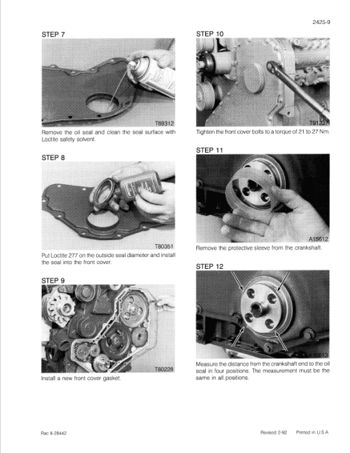 Case 9040 Excavator Service Manual - Image 2