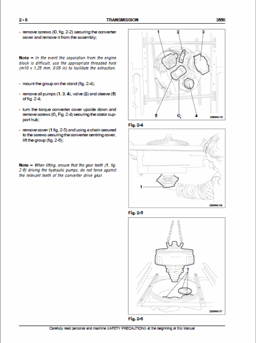 Case 3550 Crawler Dozer Service Manual - Image 2