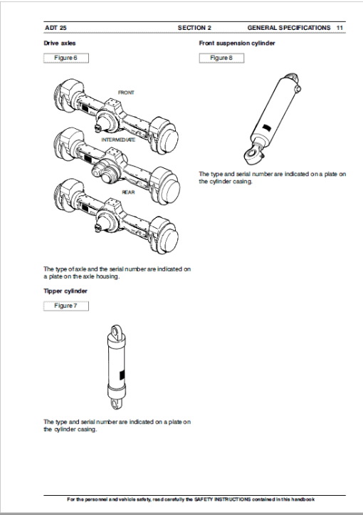 Astra ADT25 Dump Truck Repair Service Manual - Image 2