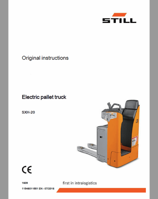 Still SXD-20 and SXH-20 Pallet Truck Workshop Circuit Repair Manual - Image 3