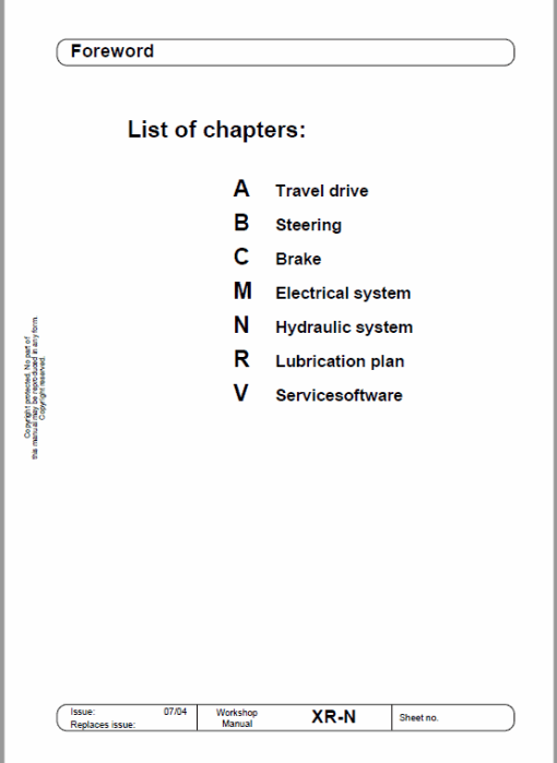 OM Pimespo XRN Reach Trucks Workshop Repair Manual - Image 2