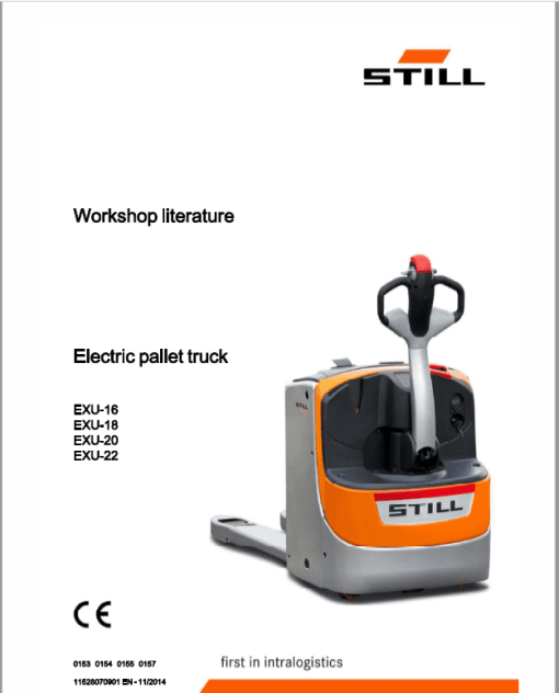 Still EXU-H, EXU-S, EXU-SF, EXU 16-20 Pallet Truck Workshop Repair Manual - Image 3