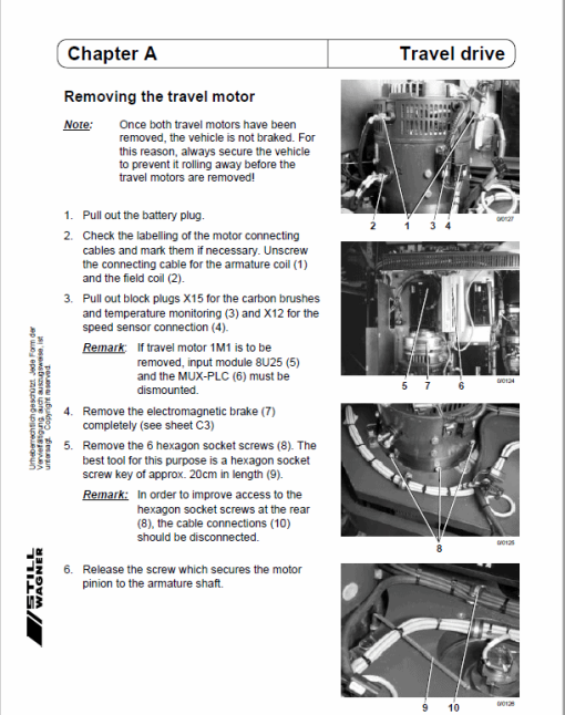 Still MX15-4 Order Picker Truck Workshop Repair Manual - Image 3