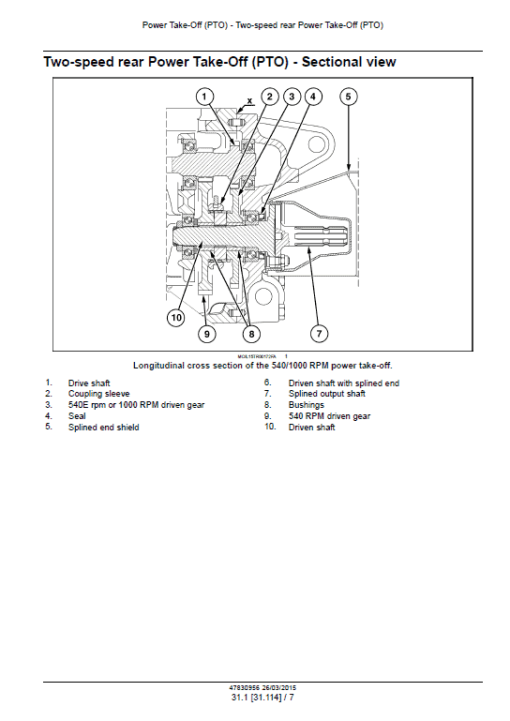 New Holland TK4030V, TK4050, TK4050M, TK4060 Tractor Service Manual - Image 2