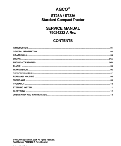 Repair Manual, Service Manual, Workshop Manual