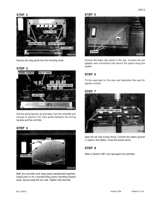 Case 9050B Excavator Service Manual - Image 4