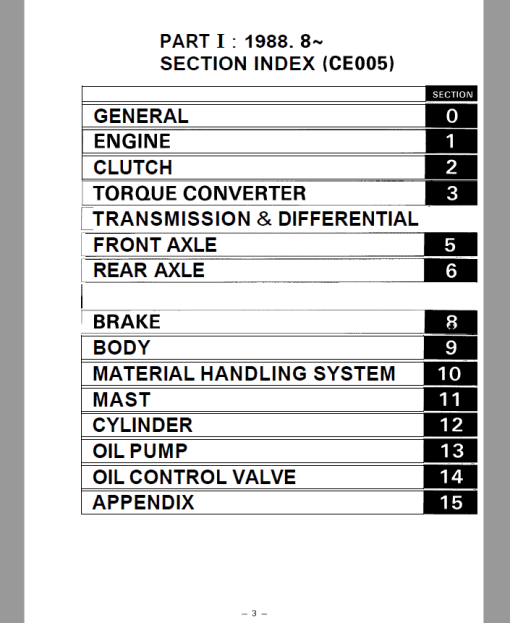 Toyota 5FD33, 5FD35, 5FD40, 5FD45 Forklift Service Repair Manual - Image 2