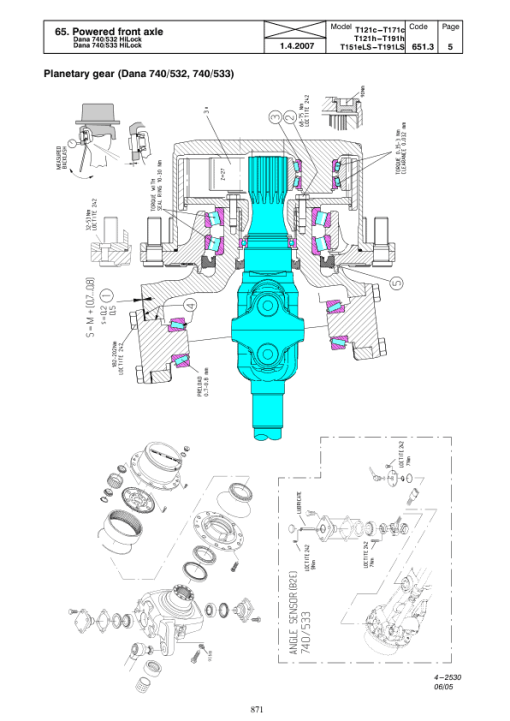 Valtra T151ELS, T161LS, T171LS, T191LS Tractors Service Repair Manual - Image 2