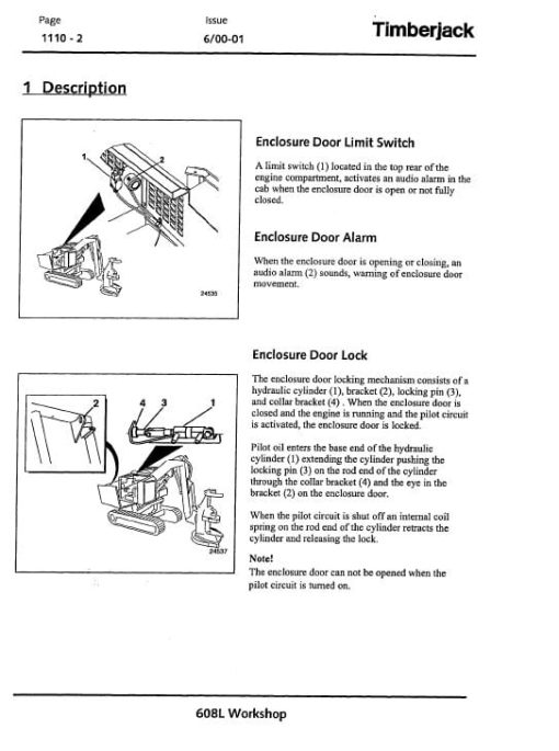 Timberjack 608L Feller Buncher Service Repair Manual - Image 2