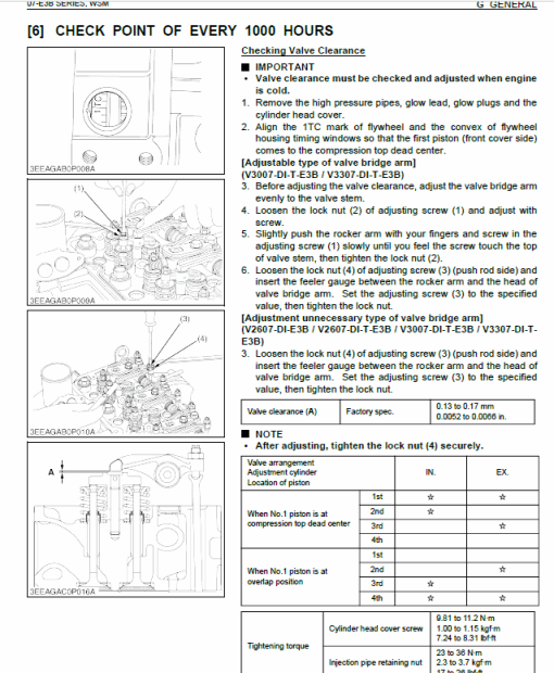 Still WSM 07-E3B Kubota Diesel Engine Workshop Repair Manual - Image 2