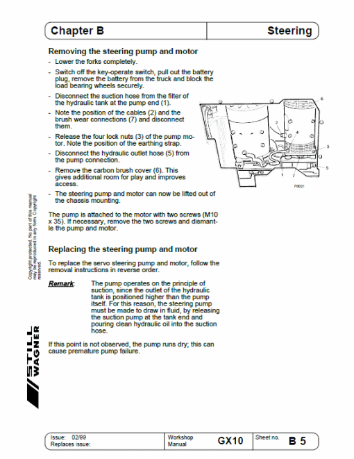 Still GX10 Order Picking Stacker Trucks Workshop Repair Manual - Image 5