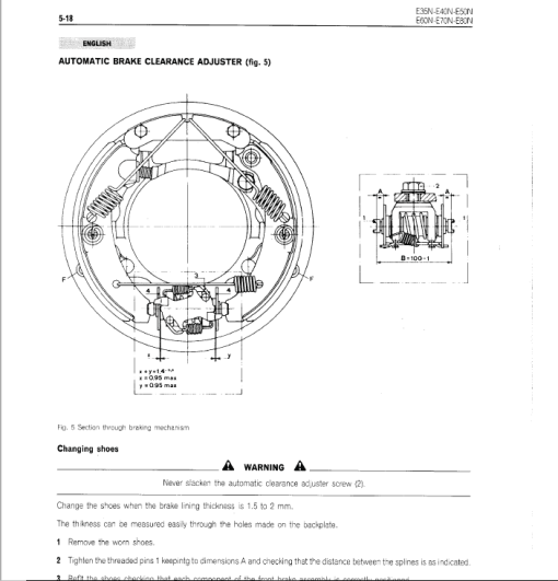 OM Pimespo E35N-E40N-E50N-E60N-E70N-E80N Forklift Repair Manual - Image 2