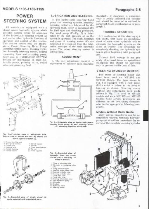 Massey Ferguson MF 1105, MF 1135, MF 1155 Tractor Service Manual - Image 2