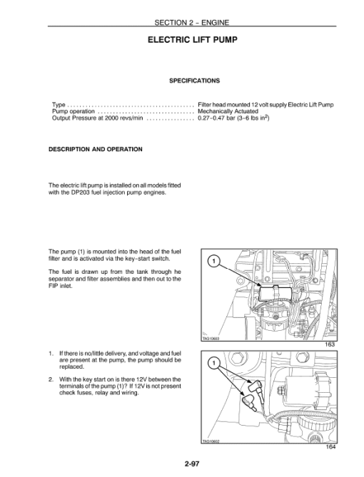 New Holland TS90, TS100, TS110 Tractor Service Manual - Image 2