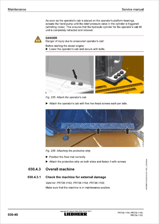 Liebherr PR 736 Crawler Dozer Repair Service Manual - Image 2