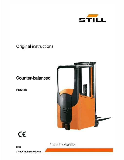 Still ESM10 Counter Balanced Workshop Repair Manual - Image 2