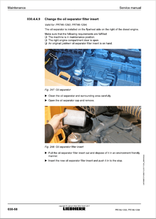 Liebherr PR 746 Crawler Dozer Repair Service Manual - Image 2