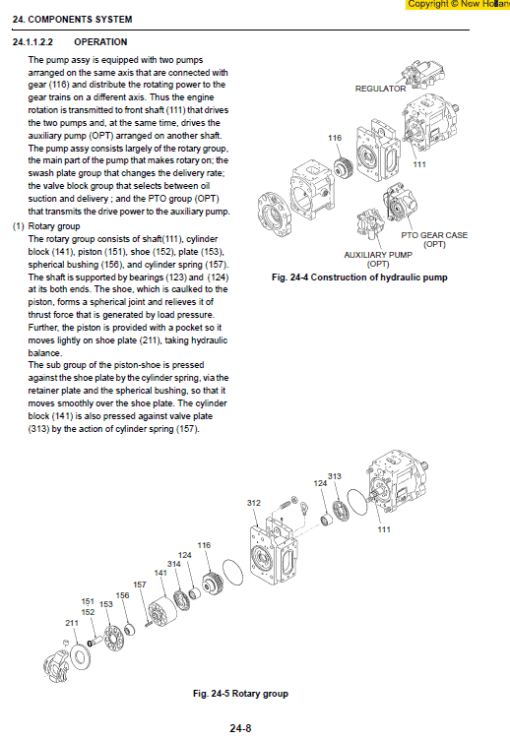 New Holland E215B Excavator Service Manual - Image 2