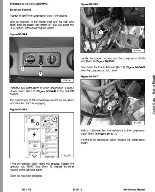 Bobcat S66 Skid-Steer Loader Service Repair Manual - Image 2