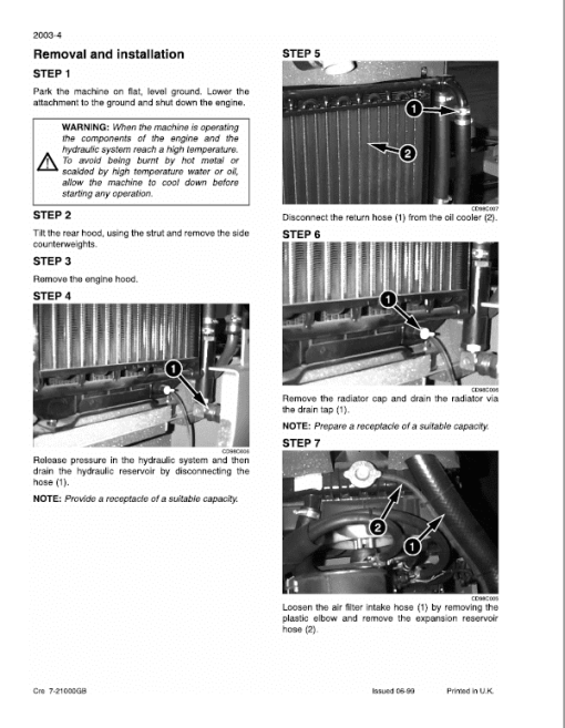 Case 50 Hydraulic Excavator Service Manual - Image 2