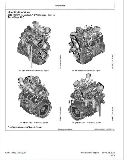 John Deere PowerTech 4045 Engine Level 23 ECU Component Technical Manual (CTM114619) - Image 2