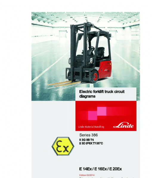 Linde Series 386 Electric Forklift Truck: E12, E14, E15, E16, E18, E20 Workshop Manual - Image 2