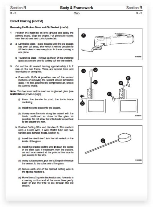 JCB 520-50, 525-50 Year 1996 - 2012 Loadall Service Manual - Image 2