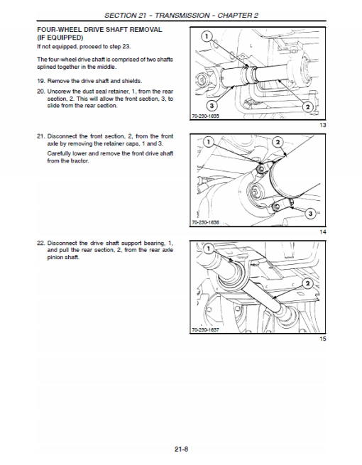 New Holland 70, 70A Tractor Service Manual - Image 2