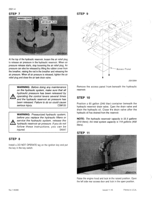 Case 9060B Excavator Service Manual - Image 2