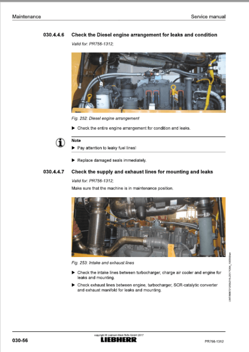 Liebherr PR 756 Crawler Dozer Repair Service Manual - Image 2