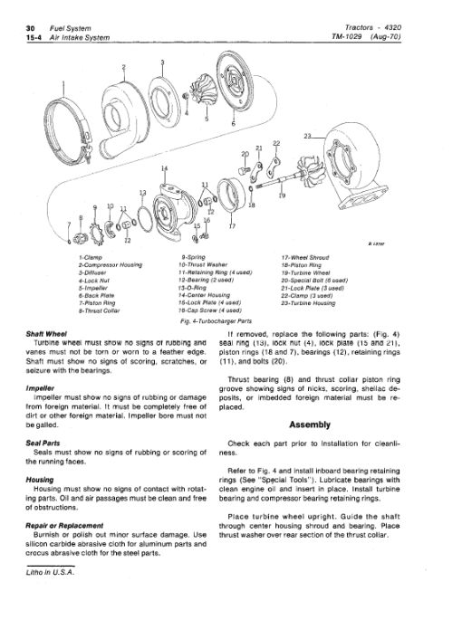 John Deere 4320 Tractor Repair Technical Manual - Image 2